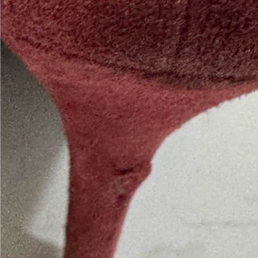 Michael Kors Women's Red Suede Heels - Picture 6 of 8